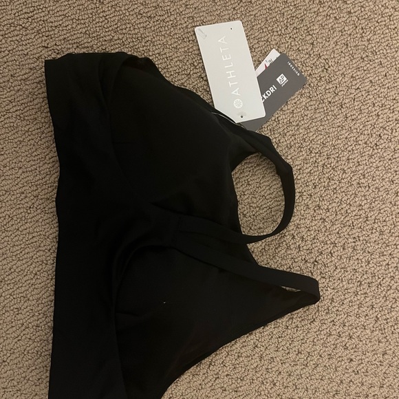 NEW WORN NEW WITH TAGS Athleta High Nexk Sports Bra/Swim top - Picture 2 of 2